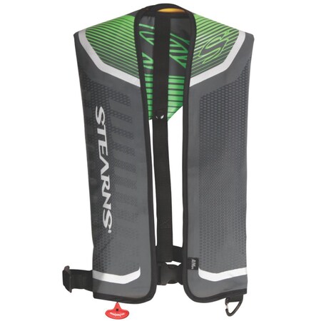 Stearns Fastpak 24 A/M Inflatable Life Vest - Grey/Green 3000004373